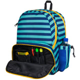 Blue Stripes 17 Inch Backpack *FINAL SALE*