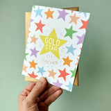 Gold Star Teacher Appreciation Card