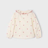 Blouse - Macchiato Red