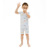 Sea Stripes Loungewear Short Set