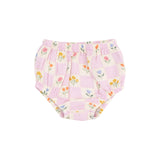 Floral Check Smocked Ruffle Sundress & Diaper Cover