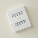 Natural + Grey Stripe Baby Wrap