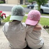 Little Sis Baseball Hat - Coral