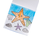 Sea Life Carry-Along Coloring Book Set