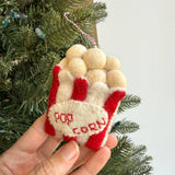 Popcorn Felt Ornament