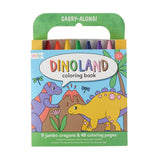 Dinoland  Carry-Along: Coloring Book Set