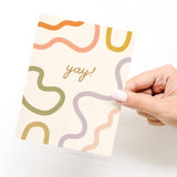 Yay Squiggles Greeting Card