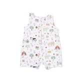 Cute Farm Animals Shortie Romper