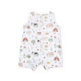 Cute Farm Animals Shortie Romper
