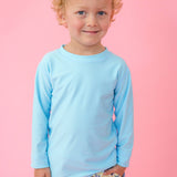 Long Sleeve Rash Guard - Blue Breeze