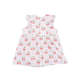 Sweet Strawberries Ruffle Bodysuit Dress