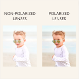 Peachy Keen Polarized Flower Sunglasses
