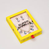 Pearled Gem Necklace Set