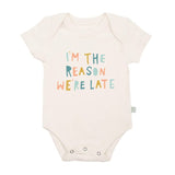 Baby Graphic Bodysuit - Reason We Are Late