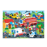 Rescue Vehicles Giant Floor Puzzle