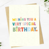 Very Special Birthday Greeting Card