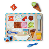 Magnetic Ice Cream Puzzle & Play Wooden Set