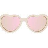 Sweet Cream Polarized Heart Sunglasses