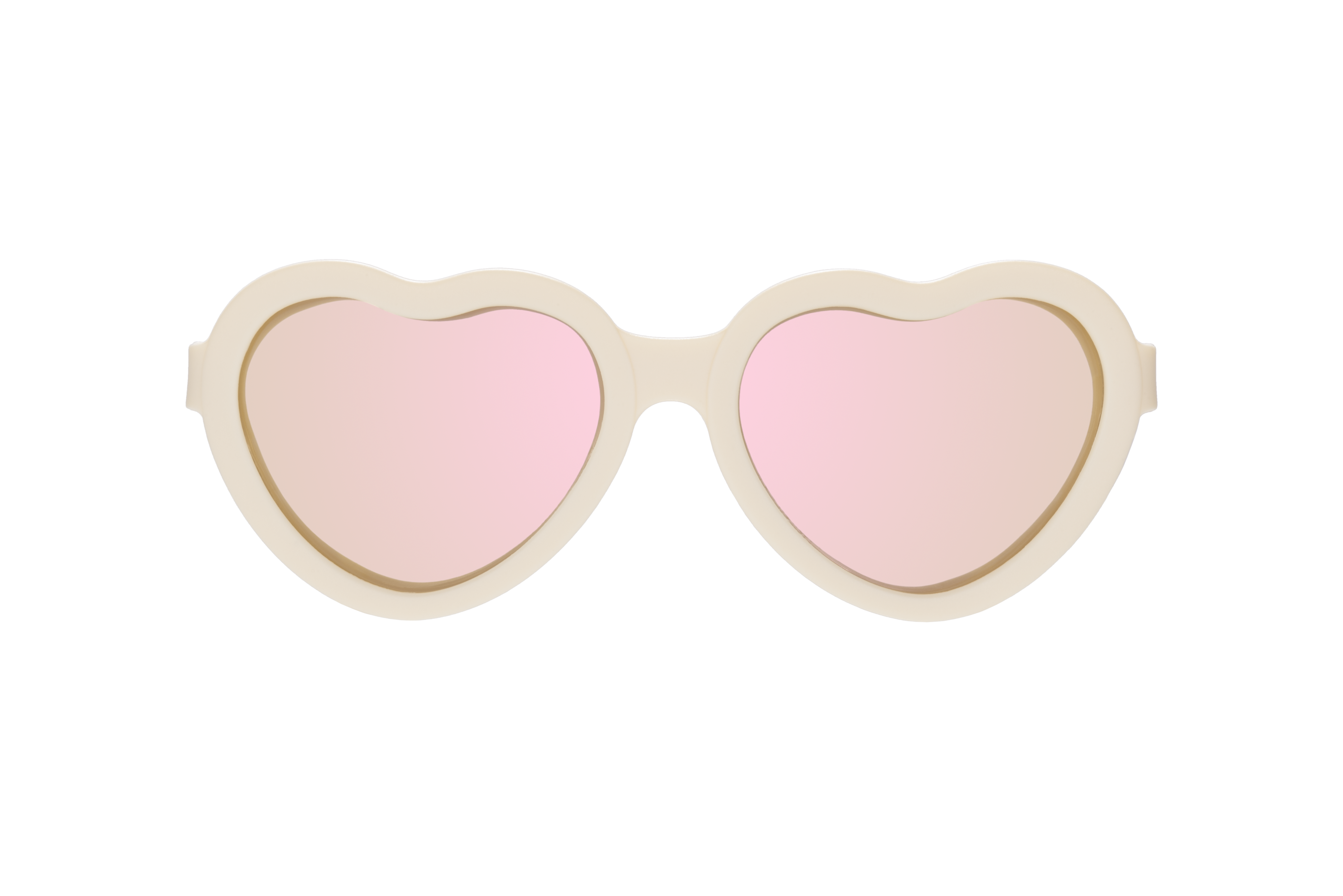Sweet Cream Polarized Heart Sunglasses
