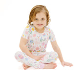 Easter Bunnies Loungewear Set - Pink