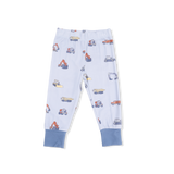 Construction Vehicles Short Sleeve Loungewear Set