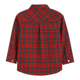 Christmas Plaid Tartan Boy Dress Shirt