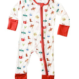Austin Holiday Zipper Pajama