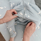 Baseball Goose Footie Sleep Bag