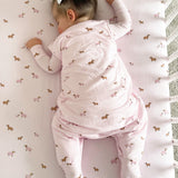 Girl Dog Footie Sleep Bag