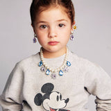 Pearled Gem Necklace Set