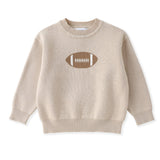 Sand Beige Football Sweater