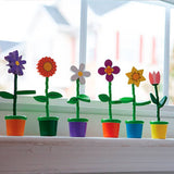 Flower Push Puppets