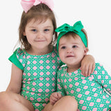 Swim + Active Bow Headband - Bright Green