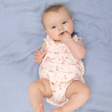 Sweet Bow Cherries Ruffly Strap Bubble