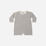 Long Sleeve Romper - Vintage Stripe