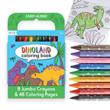 Dinoland Carry-Along Coloring Book Set