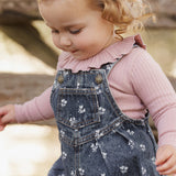 Vintage Overall - Heart Ditsy