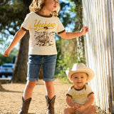 Yeehaw Vintage Ringer Onesie