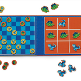 Dino Magnetic Tic Tac Toe & Checkers