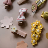Crochet Flower Clips
