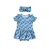 Daisy Bloom Bodysuit Dress Set