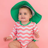 Sun Protective Hat - Bright Green