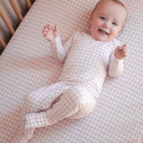Pink Gingham Convertible Pajama