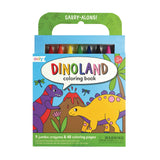 Dinoland Carry-Along Coloring Book Set
