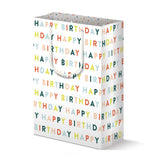 Colorful Lettered Birthday Gift Bag