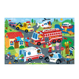 Rescue Vehicles Giant Floor Puzzle
