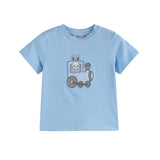 Blue Easter Train T-Shirt and Seersucker Shorts Set *FINAL SALE*