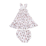 Cowgirl Boots Sundress + Bloomers