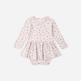 Pointelle Skirted Bodysuit - Heart Ditsy