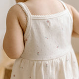 Soleil Pointelle Bodysuit Dress - Pia Floral